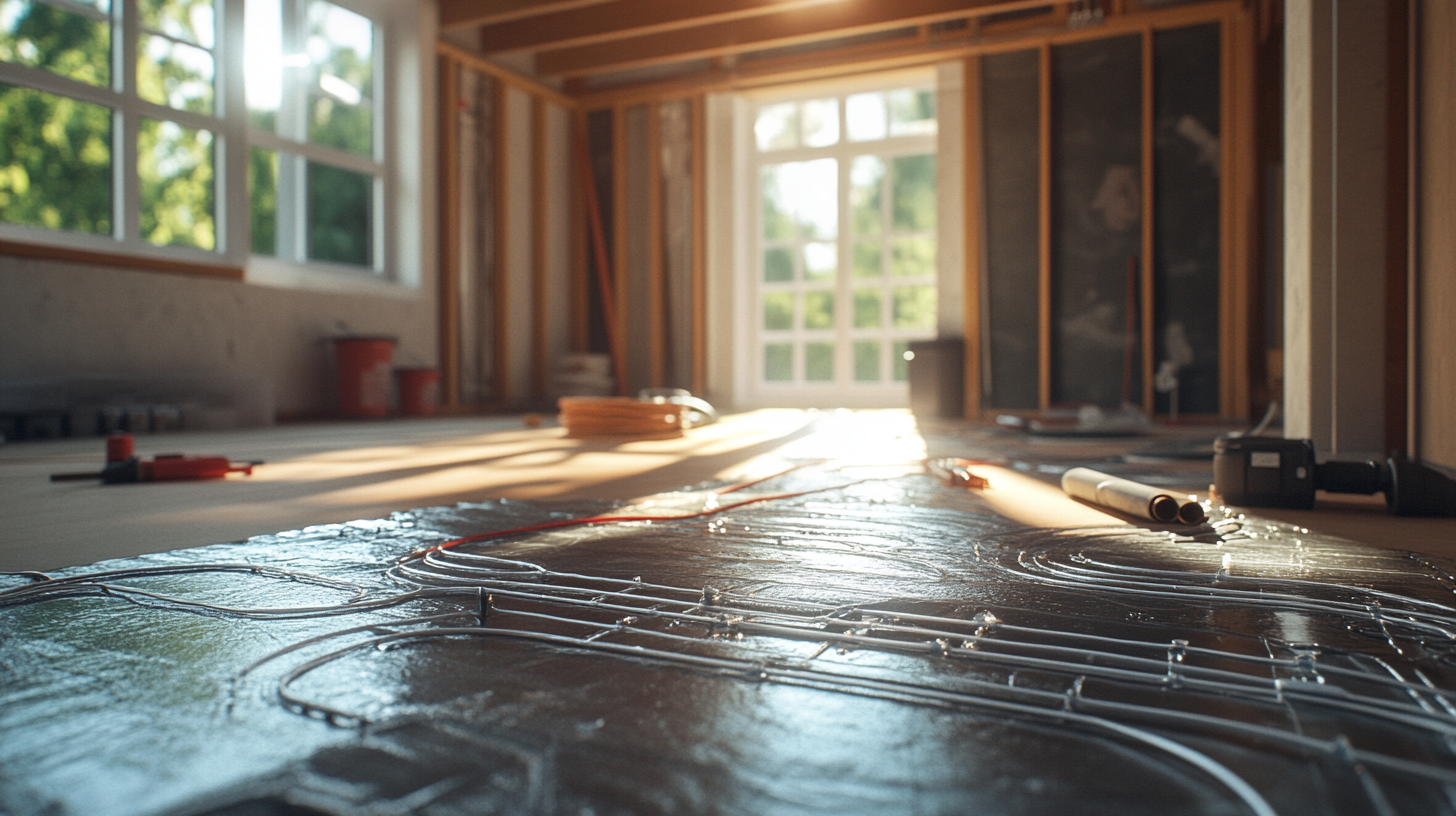 Instalacje przypodłogowe w pomieszczeniu