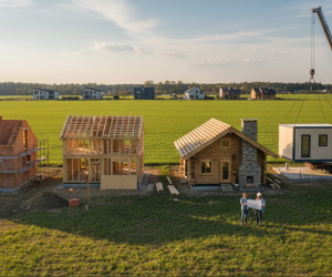 Obraz pokazujący technologie budowy domu